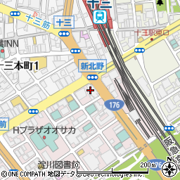 高松建設株式会社　大阪本店営業第一本部・営業第二本部・特建営業部周辺の地図