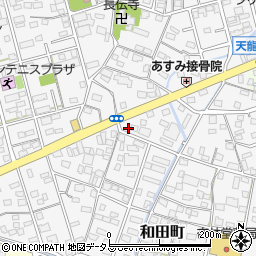 静岡県浜松市中央区和田町463周辺の地図