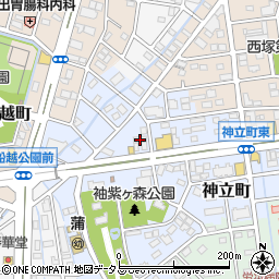 静岡県浜松市中央区神立町125周辺の地図
