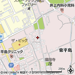 岡山県岡山市東区東平島990周辺の地図
