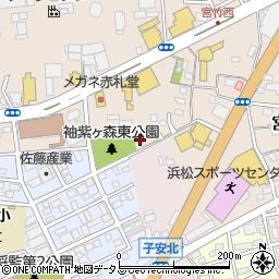 静岡県浜松市中央区宮竹町687周辺の地図