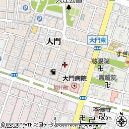三重県津市大門13-22周辺の地図