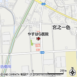 静岡県磐田市宮之一色822周辺の地図