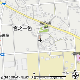静岡県磐田市宮之一色435-1周辺の地図