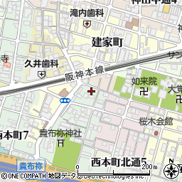 兵庫県尼崎市汐町64周辺の地図
