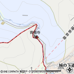 兵庫県神戸市灘区原田青ケ谷周辺の地図