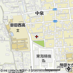 静岡県磐田市国府台115周辺の地図