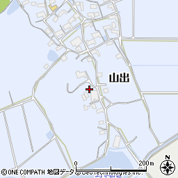 三重県伊賀市山出1004周辺の地図