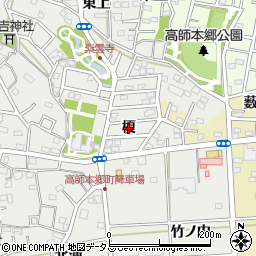 愛知県豊橋市高師本郷町（榎）周辺の地図