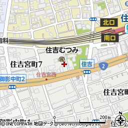 リパーク神戸住吉宮町駐車場周辺の地図