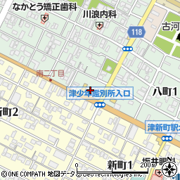株式会社電化パーツ　津店周辺の地図