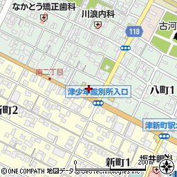 株式会社電化パーツ　津店周辺の地図