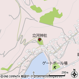 立河神社周辺の地図