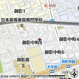 神戸御影中町郵便局 ＡＴＭ周辺の地図