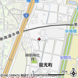 静岡県浜松市中央区龍光町101周辺の地図