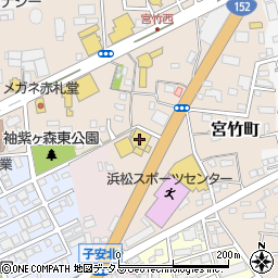 静岡トヨペット株式会社　浜松宮竹店ＰｉＰｉｔ周辺の地図
