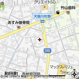 静岡県浜松市中央区和田町150周辺の地図