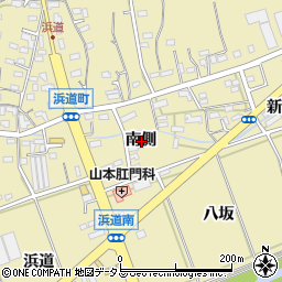 愛知県豊橋市浜道町南側周辺の地図