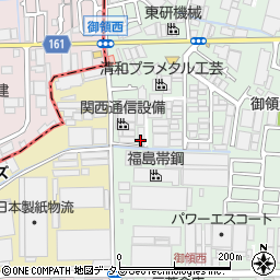 大阪中央ダイカスト株式会社　第二工場周辺の地図