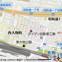 兵庫県尼崎市東大物町2丁目4-10周辺の地図
