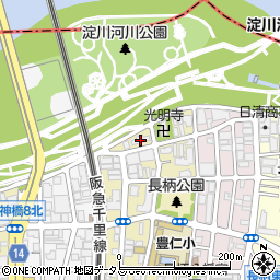 エステムコート梅田・天神橋リバーフロント周辺の地図