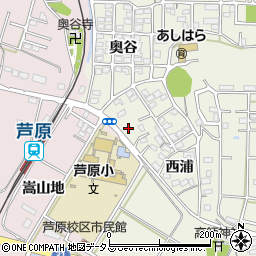 愛知県豊橋市西高師町西浦27周辺の地図