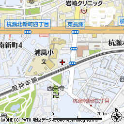 有限会社阪神歯車周辺の地図