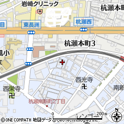 兵庫県尼崎市杭瀬南新町2丁目10周辺の地図