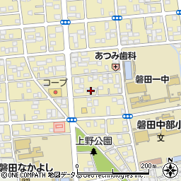静岡県磐田市国府台24-23周辺の地図
