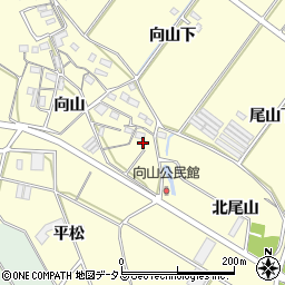 愛知県豊橋市船渡町向山75周辺の地図