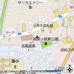 サーパス西塚柳通り周辺の地図