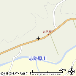 広島県山県郡北広島町志路原242周辺の地図