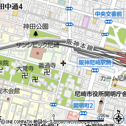 兵庫県尼崎市西御園町85-8周辺の地図