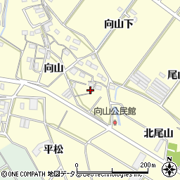 愛知県豊橋市船渡町向山77周辺の地図