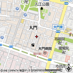 三重県津市大門13-11周辺の地図