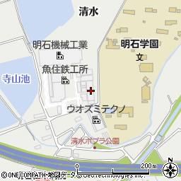 兵庫県明石市魚住町清水2748-1周辺の地図