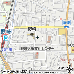 野崎中公園トイレ周辺の地図