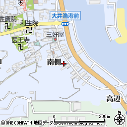 愛知県南知多町（知多郡）大井（南側）周辺の地図