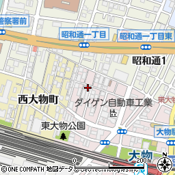 兵庫県尼崎市東大物町2丁目4-13周辺の地図