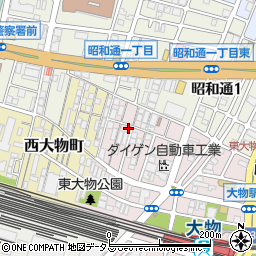 兵庫県尼崎市東大物町2丁目4-14周辺の地図