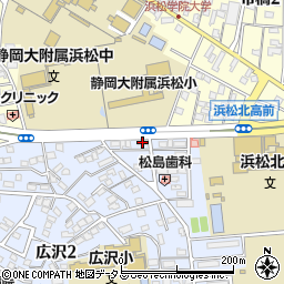 広沢テラスハウス周辺の地図