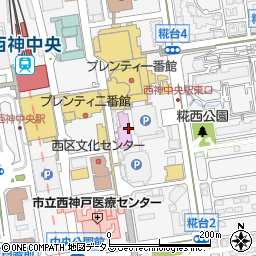 ドコモショップ　西神中央店周辺の地図