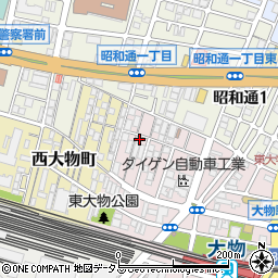 兵庫県尼崎市東大物町2丁目4-12周辺の地図