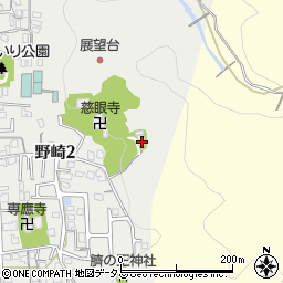 清涼寺周辺の地図