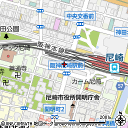 尼崎駅前歯科周辺の地図