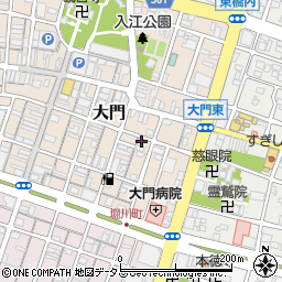 三重県津市大門13-16周辺の地図