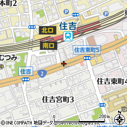 JR住吉駅周辺の地図