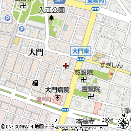 三重県津市大門15-4周辺の地図