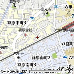 阪六ガレージ周辺の地図