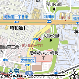 社会福祉法人尼崎市社会福祉協議会ホームヘルプサービスセンター周辺の地図